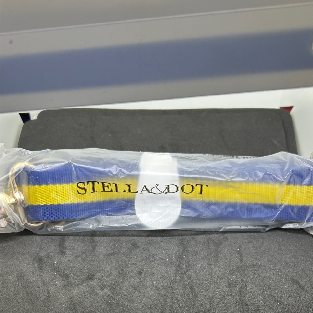 Stella & Dot Vibrant Blue and Yellow Strap